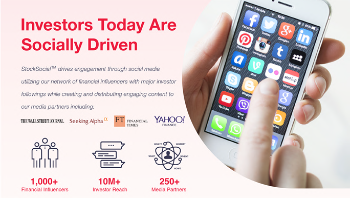 A slide from a Stock Social marketing presentation